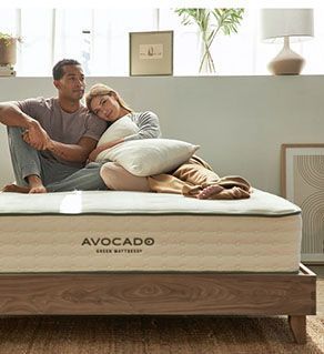 Avocado-Green-Mattress-City-Bed-Frame-Brown