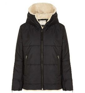 Veganlyy Wills Recycled Vegan Shearling Puffer - Black | Sustainable Men’s Clothing | Veganlyy