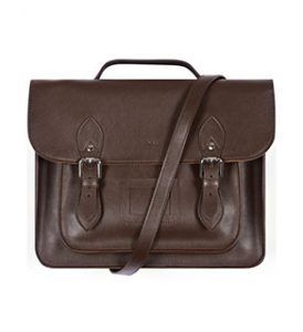 Veganlyy WILLS Classic Satchel - Dark Brown