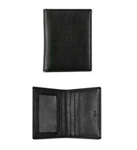 veganlyy WILL'S ID & Travel Card Case - Black