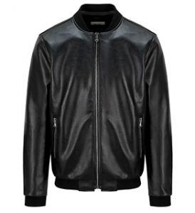 Veganlyy Wills men bomber jacket - black vegan leather | Sustainable Men’s Clothing | Veganlyy