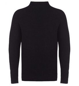 veganlyy wills Recycled Slouch Turtleneck black