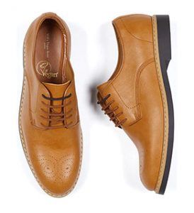 Wills Signature-Brogues Brown Mens Veganlyy