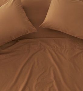 veganlyy pact cool air Percale sheet set - camel