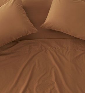 veganlyy pact cool air Percale sheet set - camel