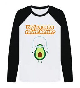 Veganlyy VMTB Mens Baseball T-shirt