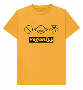 Men Veganlyy Planet Bee tshirt
