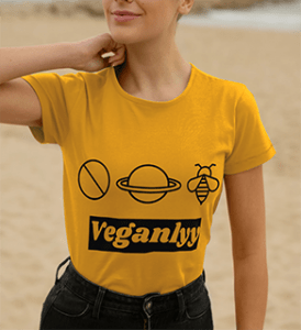 Veganlyy Planet Bee tshirt