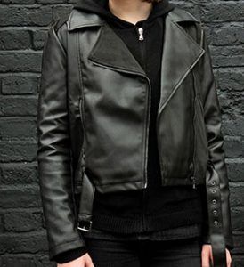 Veganlyy Womens Moto Jacket
