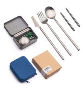 Outlery-Silicone-pouch-travel-cutlery-raw-silver-veganlyy