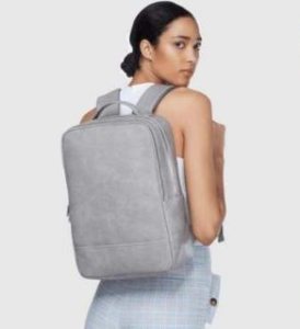 acacia-grey-vegan-laptop-backpack-25-bag-rucksack-shoulder-clothing-standing-veganlyy-labante-london