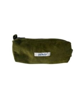 Veganlyy-Jackalo-pencil-pouch-olive-green-colour