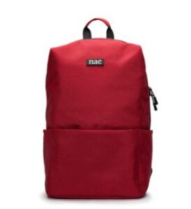 veganlyy-nae-vegan-shoes-oslo-red-backpack-recycled-materials-sustainable-mens-accessories-front