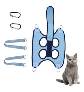Dog Grooming Hammock Dog Nail Trimmer Hammock Pet Grooming Hammock Comfortable and Safe Breathable Sling Dog Nail Clippers Grooming Hammock for Cat and Dog S