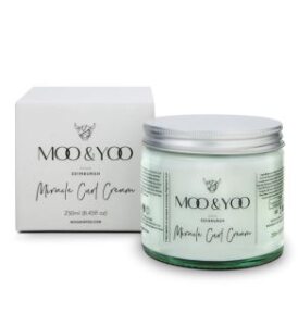 moo and yoo vegan miracle curl cream in jar on white background presented by veganlyy.com