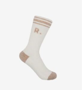 ration l sunny sand organic cotton socks in white and beige by veganlyy.com