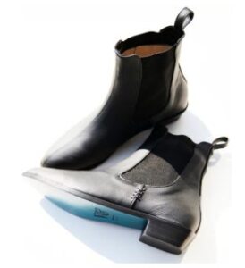 designer vegan harlow chelsea black boots presented by veganlyy.com