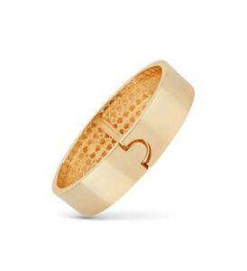 chunky 14 carat gold bracelet ana dyla presented by veganlyy.com