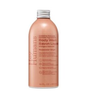 hey humans bottle rosewater ginger body wash presented by veganlyy
