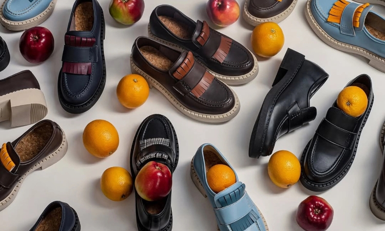 veganlyy-blog-apple-leather-sustainable-vegan-cruelty-free-fashion-eco-ethical-plastic-free-wardrobe plastic free wardrobe vegan ethical apple leather loafers presented by veganlyy vegan shoes