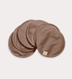 econaps brown cocoa vegan nursing pads pack of 3 presented by veganlyy