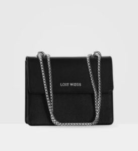 veganlyy-eco-lost-woods-willow-chain-black-silver-sustainable-vegan-leather-handbag