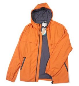 WVSport Orange Waterproof Sport Jacket for women vegan products by veganlyy