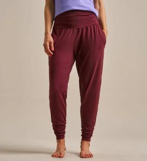 veganlyy-clothing-eco-vegan-sustainable-bamboo-bam-Grace-Pant-Dark-Rose-Garnet-Clothing-1